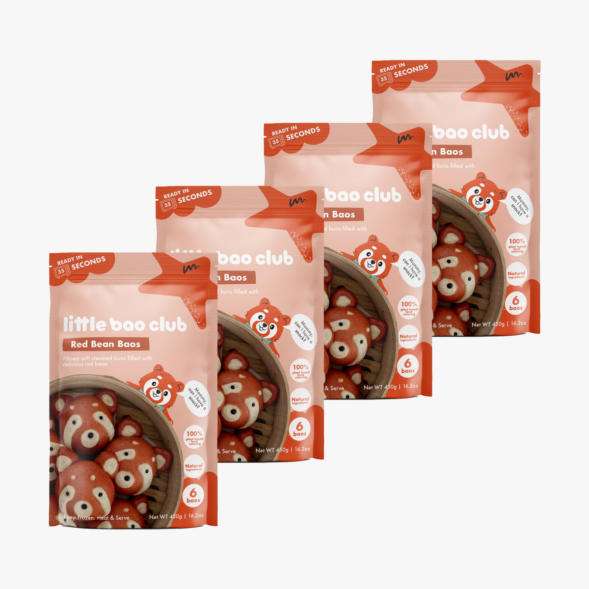 Red Panda Bao - Red Bean (24-pack)