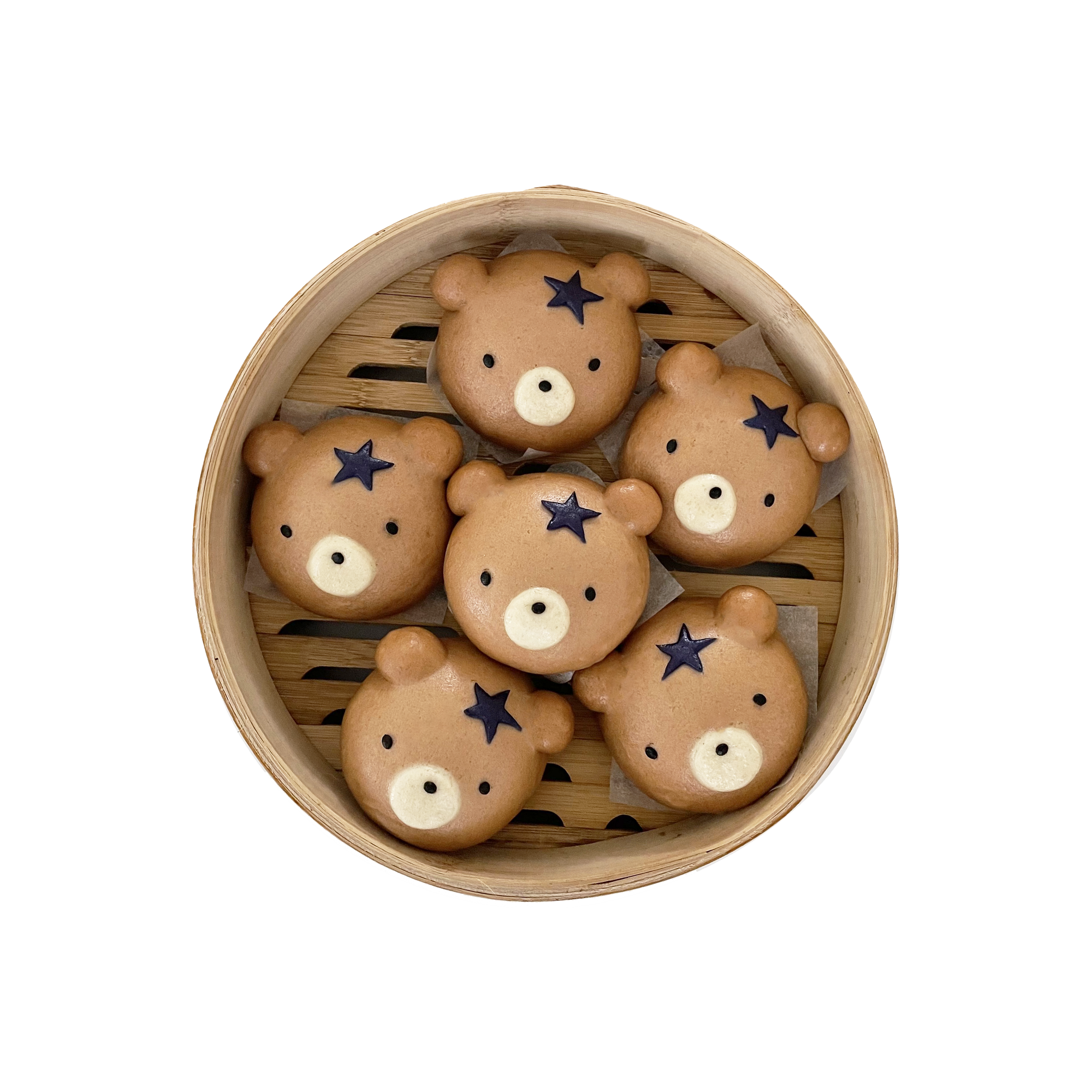 Chocolate Bear Bao (6-pack)