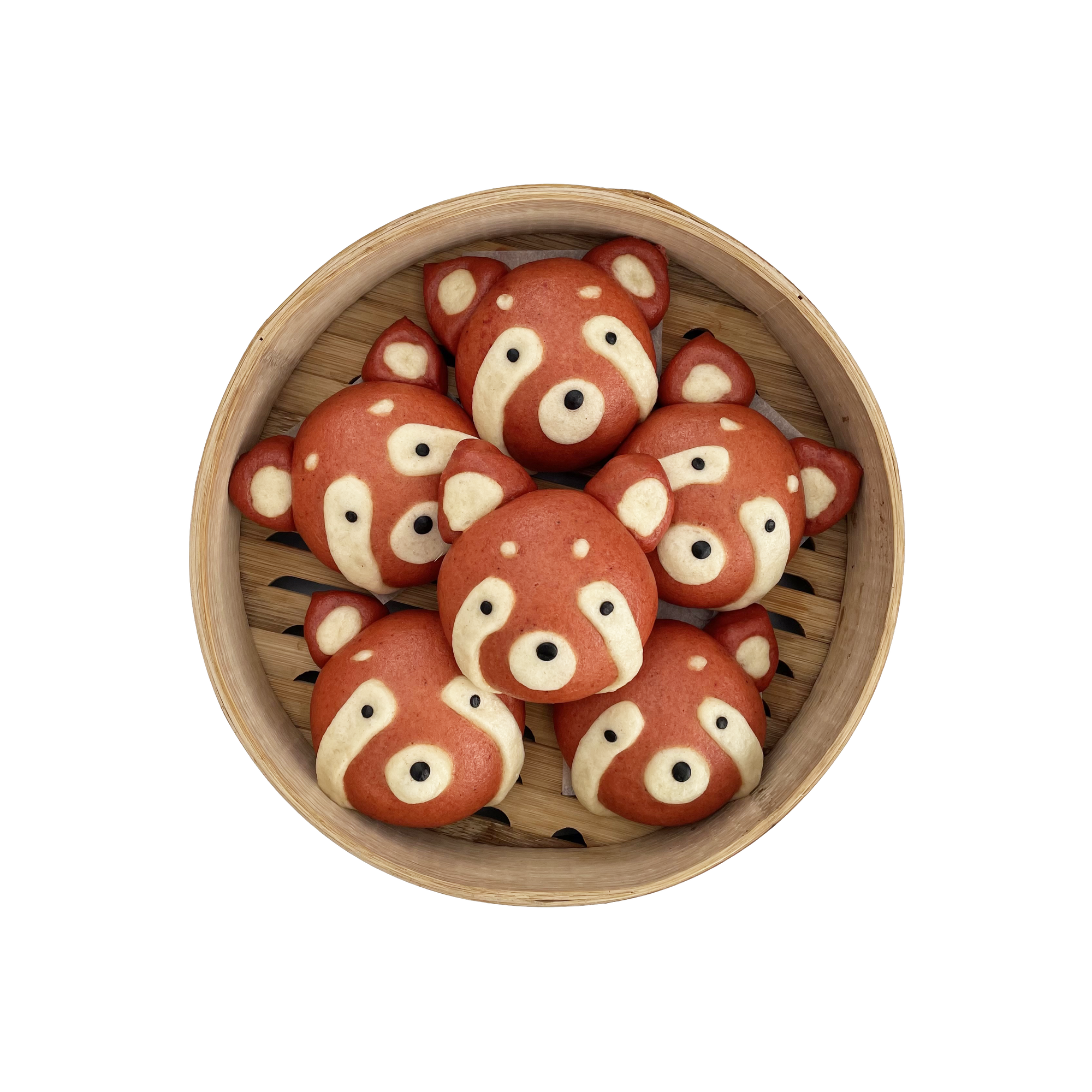 Red Bean Panda Bao (6-pack)